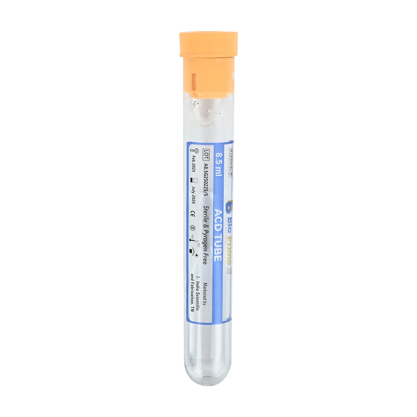 BIO PRIME – ACD + GEL + BIOTIN Tube (PRP Blood collection tube) – Advanced PRP Tubes for Nourishing and Effective Treatments.