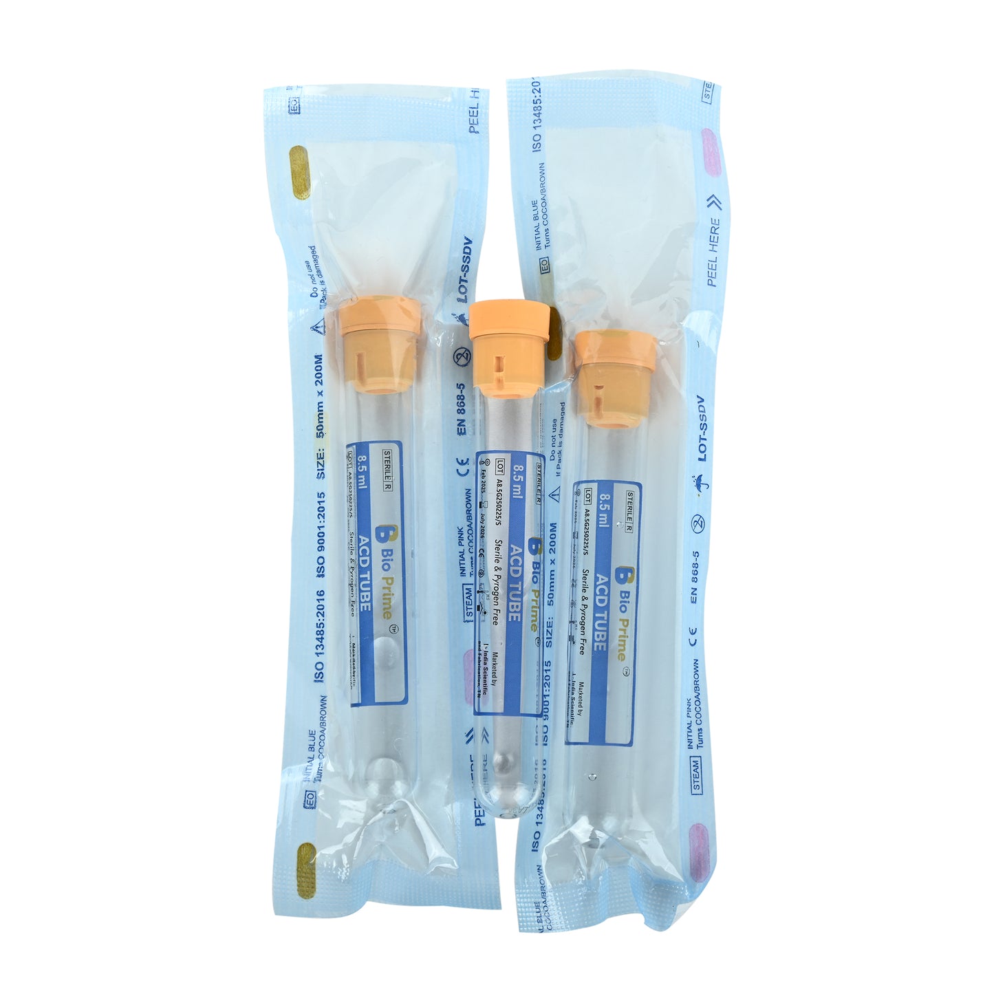 BIO PRIME – ACD + GEL + BIOTIN Tube (PRP Blood collection tube) – Advanced PRP Tubes for Nourishing and Effective Treatments.