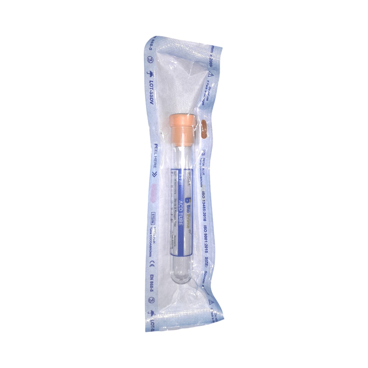 BioPrime - ACD PRP Tube – High-Quality Platelet-Rich Plasma Collection Tube (Pack of 100 tubes).